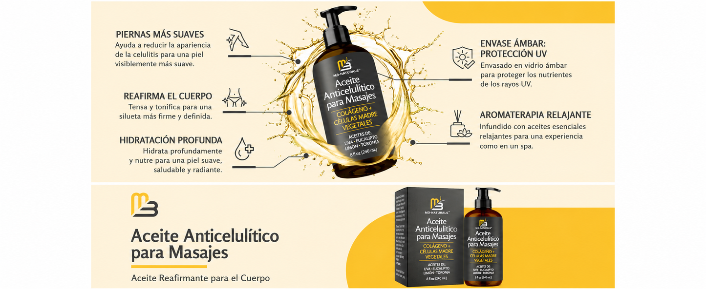 Aceite de masaje corporal ANTI-CELULITIS
